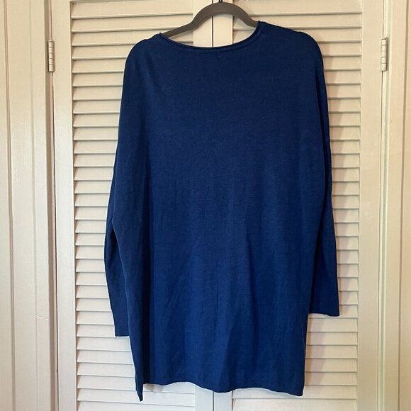 Altar'd State side knot tunic small medium women blue - Picture 5 of 9